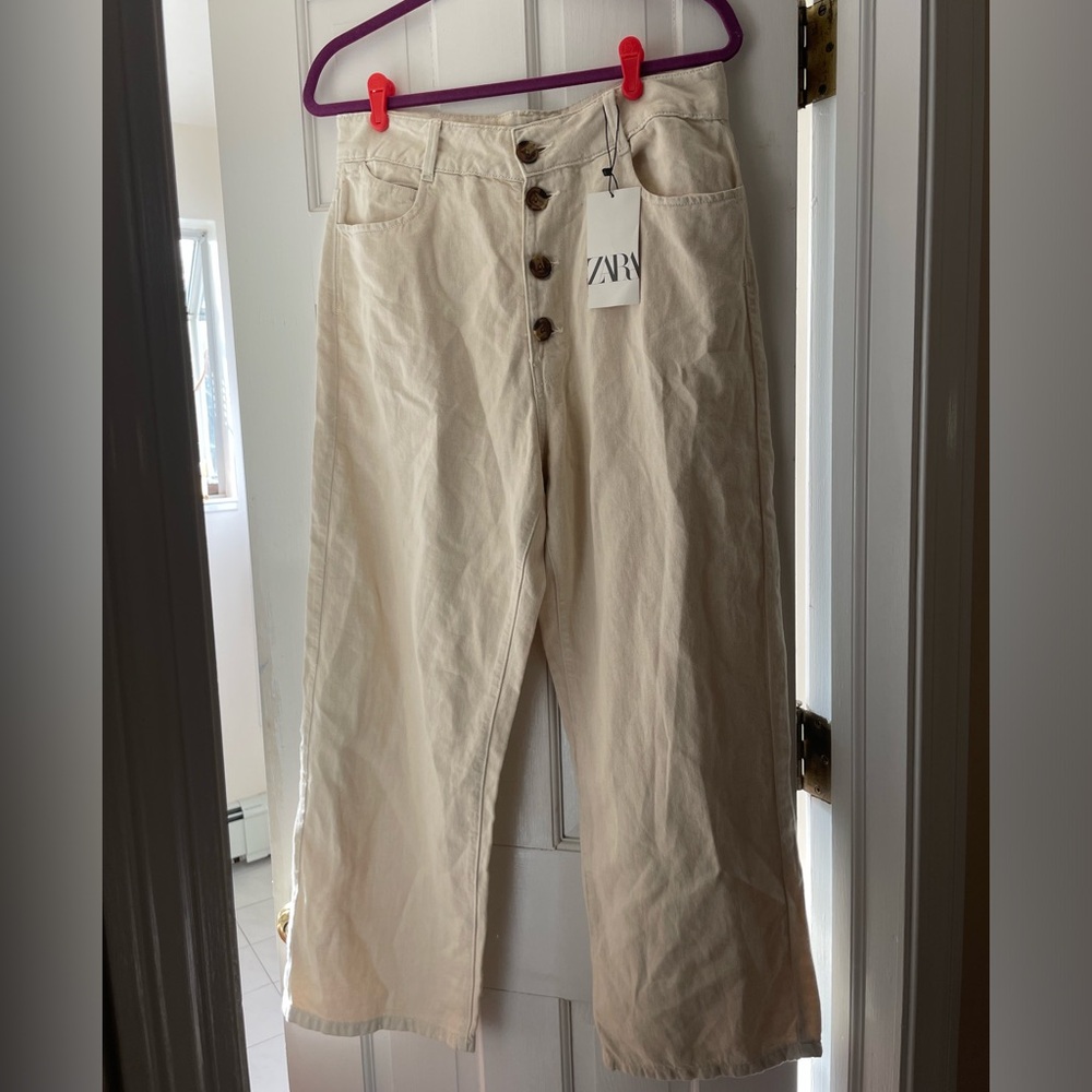 Zara Women's Cream Pants
